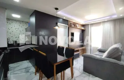 Apartamento na vila sabrina com 2 dormitórios, 1 vaga definitiva e lazer