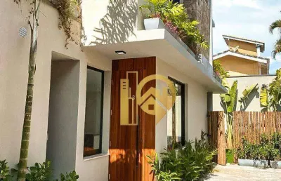 Residencial casa del mar a venda, 2 casas a 300m da praia de juquehy, 4 suítes com varandas - sp