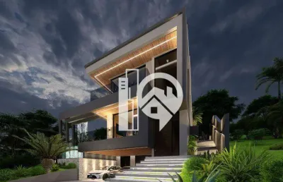Sobrado com 4 suítes à venda, 590 m² - condomínio residencial alphaville i - são josé dos campos/sp