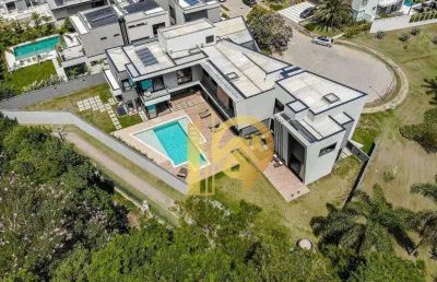 Casa de luxo com 5 suítes à venda, 680 m²  condomínio serimbura em são josé dos campos/sp