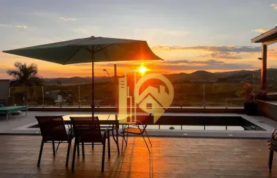 Casa com 4 suítes à venda, 400m² condomínio jaguary - são josé dos campos/sp