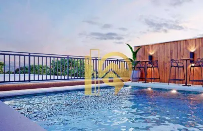Apartamento com 2 dormitórios à venda, 54 m² - centro - são josé dos campos/sp