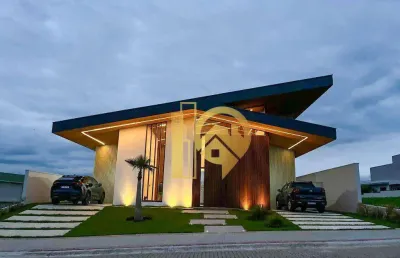 Casa com 4 dormitórios à venda, 288 m²  no  residencial ecopark bourbon - caçapava/sp