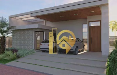 Casa com 3 dormitórios à venda, 250 m² - ecopark bourbon - caçapava/sp