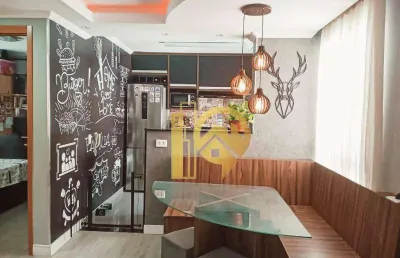 Apartamento com 2 dormitórios à venda, 44 m²  - vila formosa - jacareí/sp