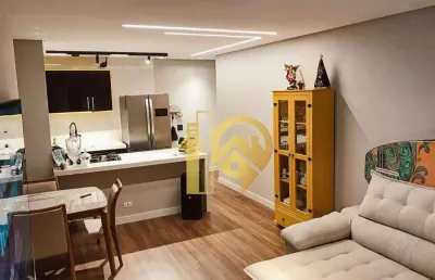 Apartamento com 3 dormitórios à venda, 83 m²- rio abaixo - jacareí/sp