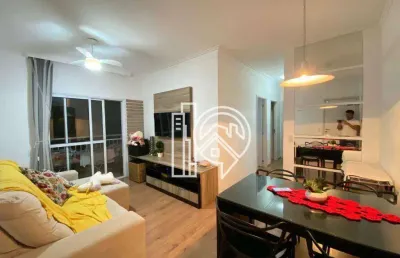 Apartamento com 3 dormitórios à venda, 76 m²  - jardim santa maria - jacareí/sp