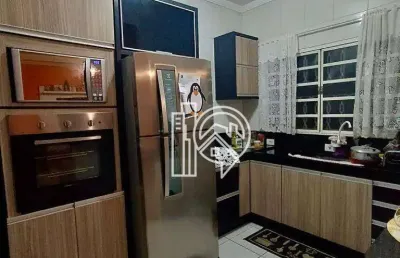 Casa com 3 dormitórios à venda, 136 m² - jardim santa marina - jacareí/sp
