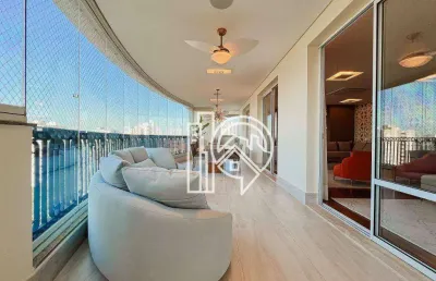 Apartamento de luxo com 4 suítes à venda, 360m² jardim aquarius - sjcampos/sp