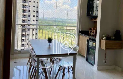Apartamento com 2 dormitórios à venda, 61 m²- floradas arboville - jacareí/sp