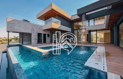 Casa de luxo privativa com 5 suítes à venda, 615 m² condomínio reserva do paratehy sjcampos/sp