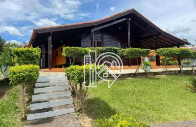 Chácara com 8 dormitórios à venda, 21000 m² - funil - igaratá/sp