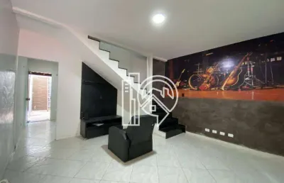 Casa com 2 dormitórios para alugar, 107 m² - jardim califórnia - jacareí/sp