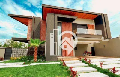 Casa exclusiva com 4 suítes à venda, 350 m² condomínio jardim do golfe iii - sjcampos/sp - ca1876