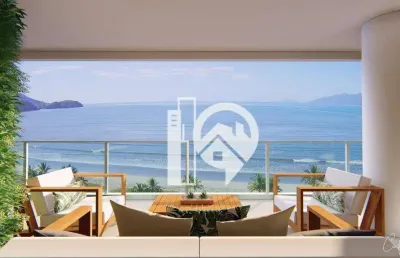 Apartamento de luxo frente para o mar, com 4 suítes à venda, 315 m² - indaiá litoral norte sp - caraguatatuba