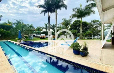 Chácara com 1 dormitório à venda, 3500 m² por r$ 5.500.000,00 - paraíso de igaratá - igaratá/sp