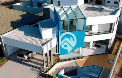 Casa com 3 dormitórios à venda, 320 m²- condomínio loteamento reserva da barra - são josé dos campos/sp