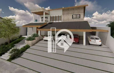 Casa à venda, 450 m² por r$ 5.000.000,00 - condomínio reserva do paratehy - são josé dos campos/sp