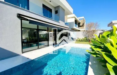 Casa alto padrão com 4 suítes à venda, 415 m² condomínio jardim do golfe 3 - sjcampos/sp