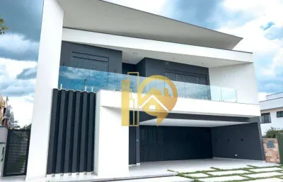 Casa em condomínio moderna com 4 suítes à venda, 400 m² jardim do golfe 3 - sjcampos/sp