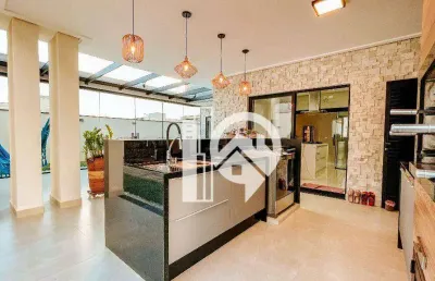 Casa em condomínio de luxo com 3 dormitórios à venda, 328 m² condomínio alphaville ii - sjcampos/sp
