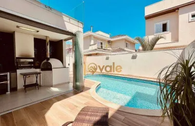 Casa com 3 suítes à venda, 249 m² - condomínio crystal park - jacareí/sp