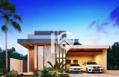 Casa com 3 dormitórios à venda, 160 m²- condomínio terras do vale - caçapava/sp
