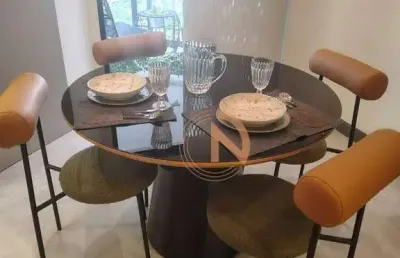 Apartamento com serviço, 2 dormitórios, 1 suite e lazer