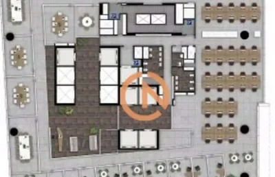Conjunto comercial para locação, itaim bibi, são paulo - cj2095.