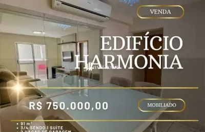Vende-se apartamento no edifício harmonia - 100 % mobiliado;