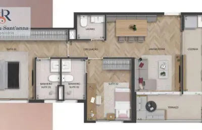 Apartamento com 2 quartos à venda na Rua Pedro de Toledo, Centro, Indaiatuba