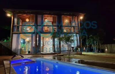 Casa em condomínio fechado com 2 quartos à venda no centro, porto seguro , 155 m2 por r$ 790.000