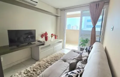 Flat a venda  mobiliado e decorado  prox  shopping flamboyant aceita airbnb