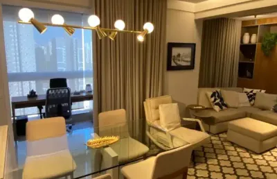 Apartamento 2 quartos mobiliado e decorado para locaçao no st bueno