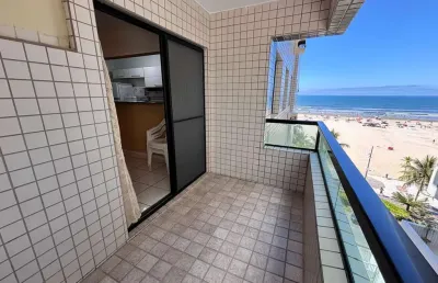 Apartamento à venda na aviação, praia grande-sp: 2 quartos, 1 suíte, 2 salas, 77m² de área!