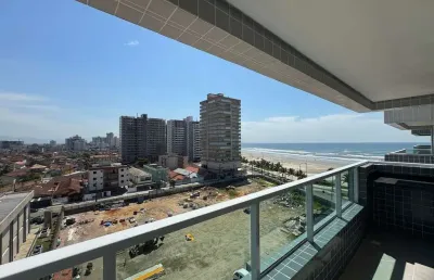 Oportunidade! apartamento em prédio frente mar com sacada gourmet e vista livre para o mar.