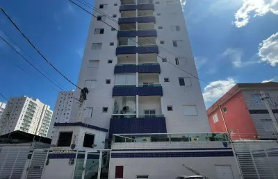 Apartamento à venda em praia grande-sp, ocian: 2 dormitórios, 1 sala, 1 banheiro, 1 vaga de garagem!