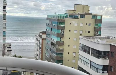 Apartamento 3 dormitórios com 2 suites com vista para o mar, no canto do forte - praia grande.