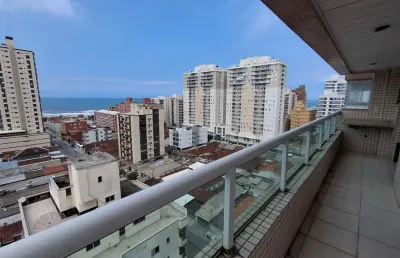 Apartamento à venda em praia grande-sp, ocian: 3 quartos, 1 suíte, 2 salas, 1 vaga, 101 m²! aproveite essa oportunidade!