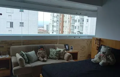 Apartamento à venda em praia grande-sp, ocian: 2 quartos, 1 suíte, 1 sala, 1 banheiro, 2 vagas, 88m². aproveite!