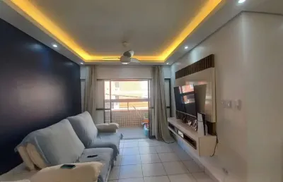 Apartamento à venda em praia grande-sp, tupi: 3 quartos, 1 suíte, 1 sala, 2 banheiros, 1 vaga, 108m²!