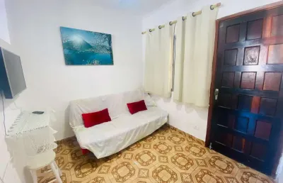 Apartamento à venda em praia grande-sp, bairro tupi: 1 quarto, 1 sala, 1 banheiro, 1 vaga de garagem!