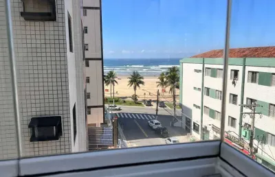 Apartamento à venda em praia grande-sp, bairro ocian: 2 dormitórios, 1 suíte, 2 salas, 2 vagas de garagem, 74m². venha conferir!