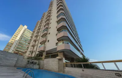 Aluguel de apartamento de 2 quartos com suíte na tupi - praia grande-sp: 2 salas, 2 banheiros, 1 vaga de garagem, 90 m².