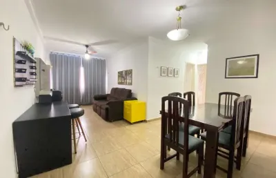 Aluguel de apartamento de 3 quartos na guilhermina, praia grande-sp: 2 salas, 2 banheiros, 1 vaga de garagem, 94m²!