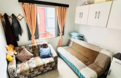 Imperdível oportunidade de investimento: apartamento à venda em praia grande-sp, ocian! 1 quarto, 1 sala, 1 banheiro, 23m².