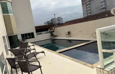 Excelente oportunidade! apartamento à venda ou locação na guilhermina, praia grande-sp com 2 quartos, 1 suíte, 2 salas, 2 banheiros e 1 vaga.