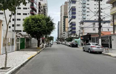 Apartamento à venda em praia grande-sp, canto do forte: 1 quarto, 1 sala, 1 banheiro, 1 vaga, 33 m² - a apenas 200m do mar!