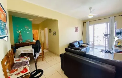 Apartamento 60 metros da praia de 1 quarto para venda ou locação na aviação: 60m² de conforto em praia grande-sp