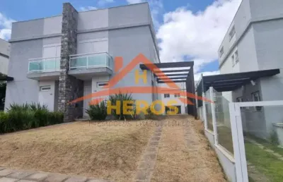 Casa em condomínio fechado com 3 quartos à venda na rua chácara das nascentes, 495, lomba do pinheiro, porto alegre por r$ 630.000